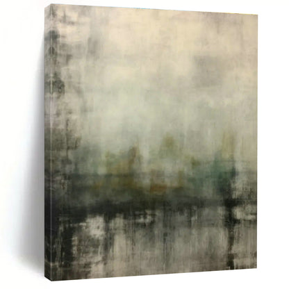 Hazy Cityscape Reflection Art for Rooftop Bar Terrace & Urban Loft Bedroom DLZ0841