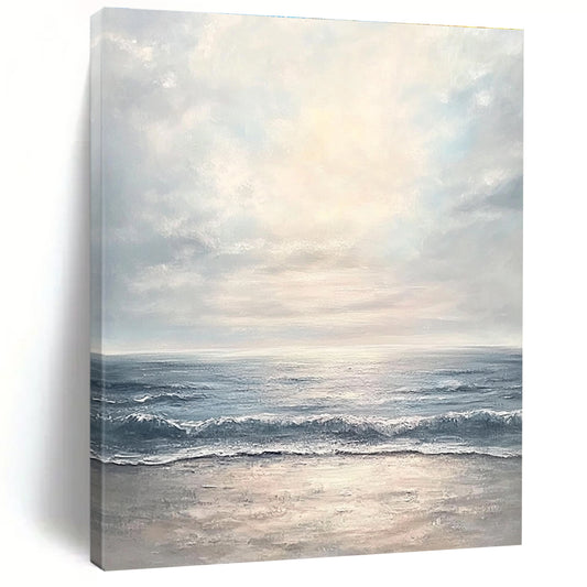 Calm Sea at Dawn for Minimalist Bedroom & Yoga Studio STSC1177