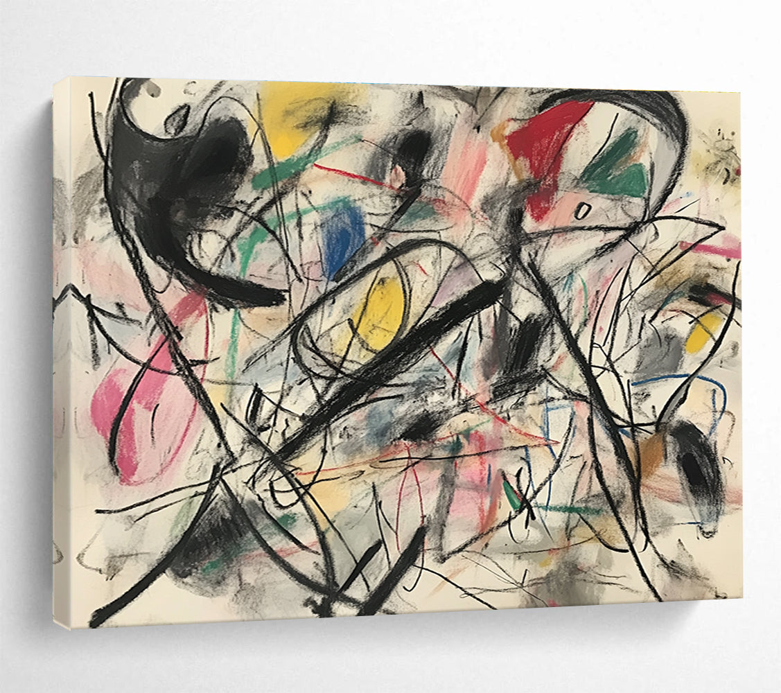 Dynamic Abstract Lines Art for Modern Art Gallery & Trendy Studio SC303
