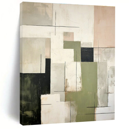 Modern Geometric Art for Corporate Lobby & Urban Loft DLZ0599