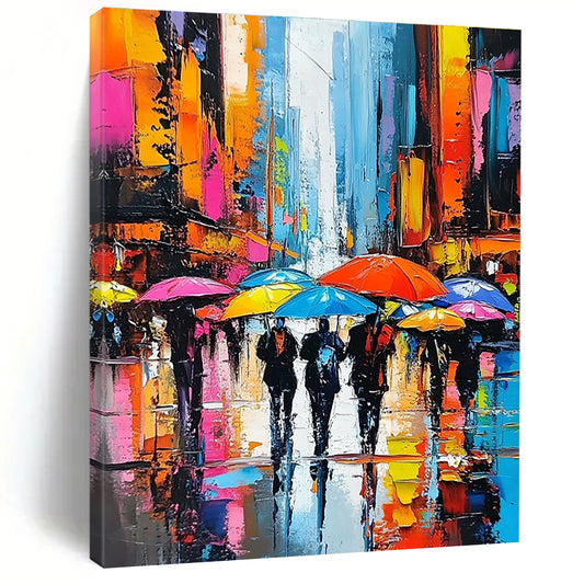 Colorful Umbrella Street for Urban Café & Modern Living Room STSC850