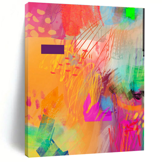 Color Explosion Abstract Art for Creative Studio & Music Festival Lounge DLZ0643