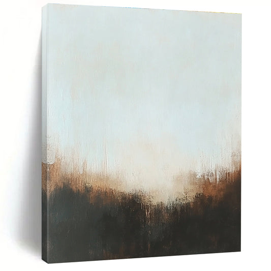 Subtle Horizon Mist Art for Meditation Room & Library Nook STSC099