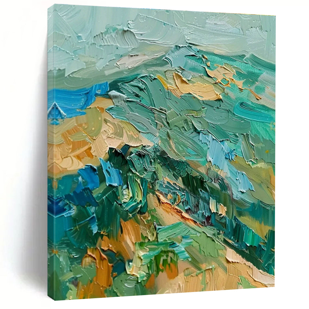 Colorful Landscape Oil Painting for Living Room & Study DLZ0439
