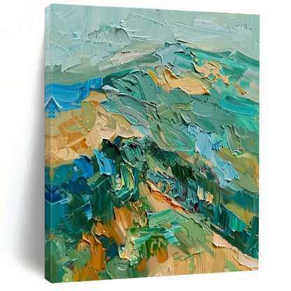 Colorful Landscape Oil Painting for Living Room & Study DLZ0439