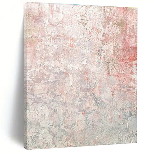 Pink - Gray Textured Art for Feminine Home Office Walls DLZ0050