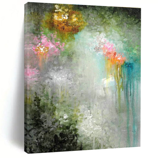 Floral Abstract Art for Garden - Themed Bridal Suite Bedrooms DLZ0073