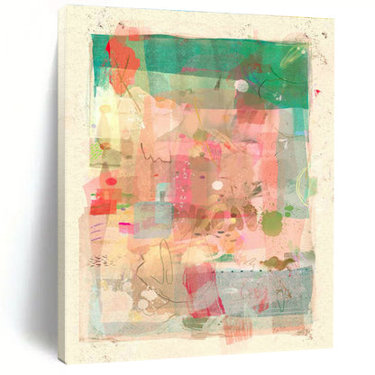 Pink - Themed Collage Art for Girly Fashion Boutique Fitting Rooms DLZ0097