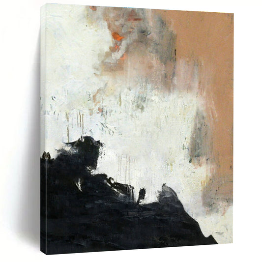Abstract Landscape Art for Rustic Home Library & Nature - Inspired Café DLZ2061