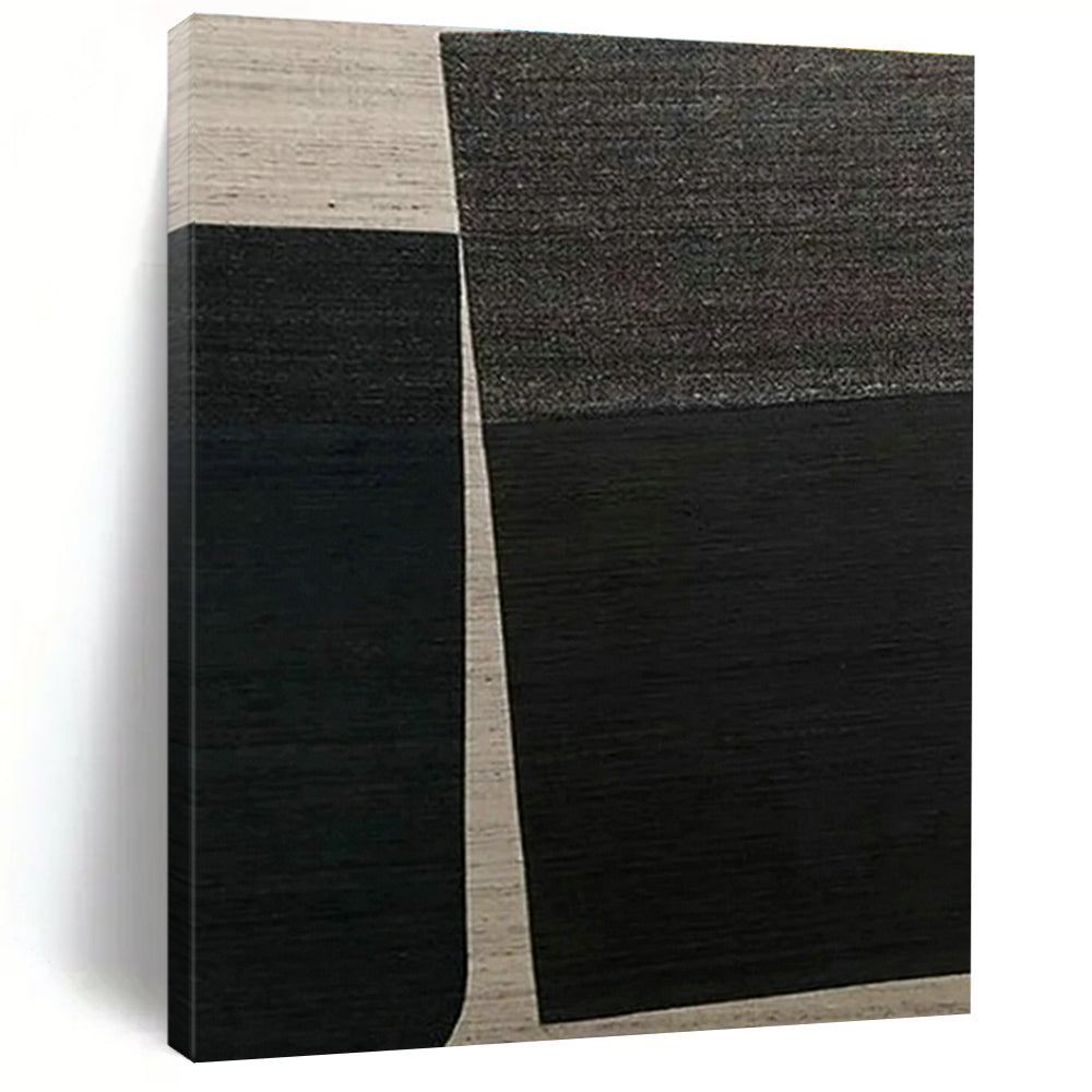 Black - White Geometric Art for Industrial - Style Café & Modern Art Gallery DLZ1505