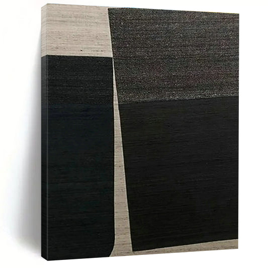 Black - White Geometric Art for Industrial - Style Café & Modern Art Gallery DLZ1505