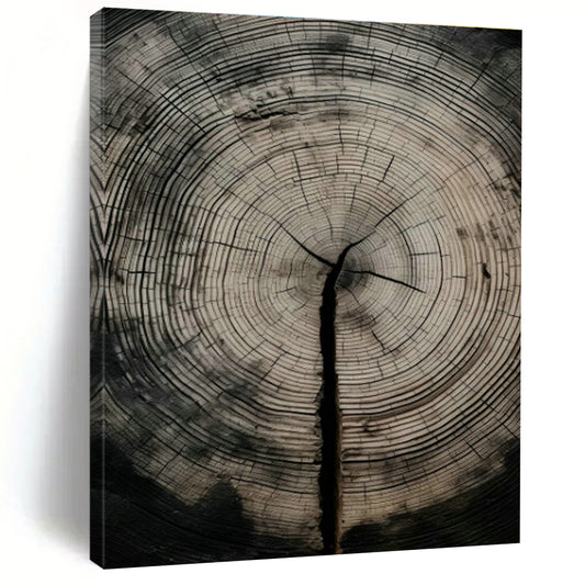 Tree Ring Abstract Art for Living Room & Office DLZ0379