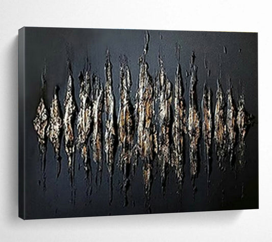Black 3D - Effect Abstract Art for Edgy Home Theaters DLZ2481