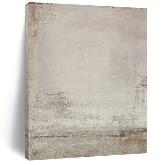 Gray - White Textured Art II for Minimalist Art Gallery & Industrial - Chic Home Office DLZ1868