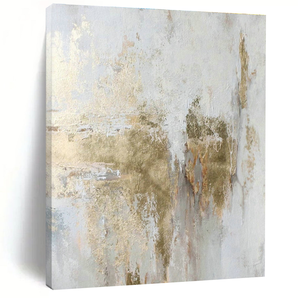 Glamorous Gold - Foil Abstract Art for Bedroom & Living Room DLZ0395