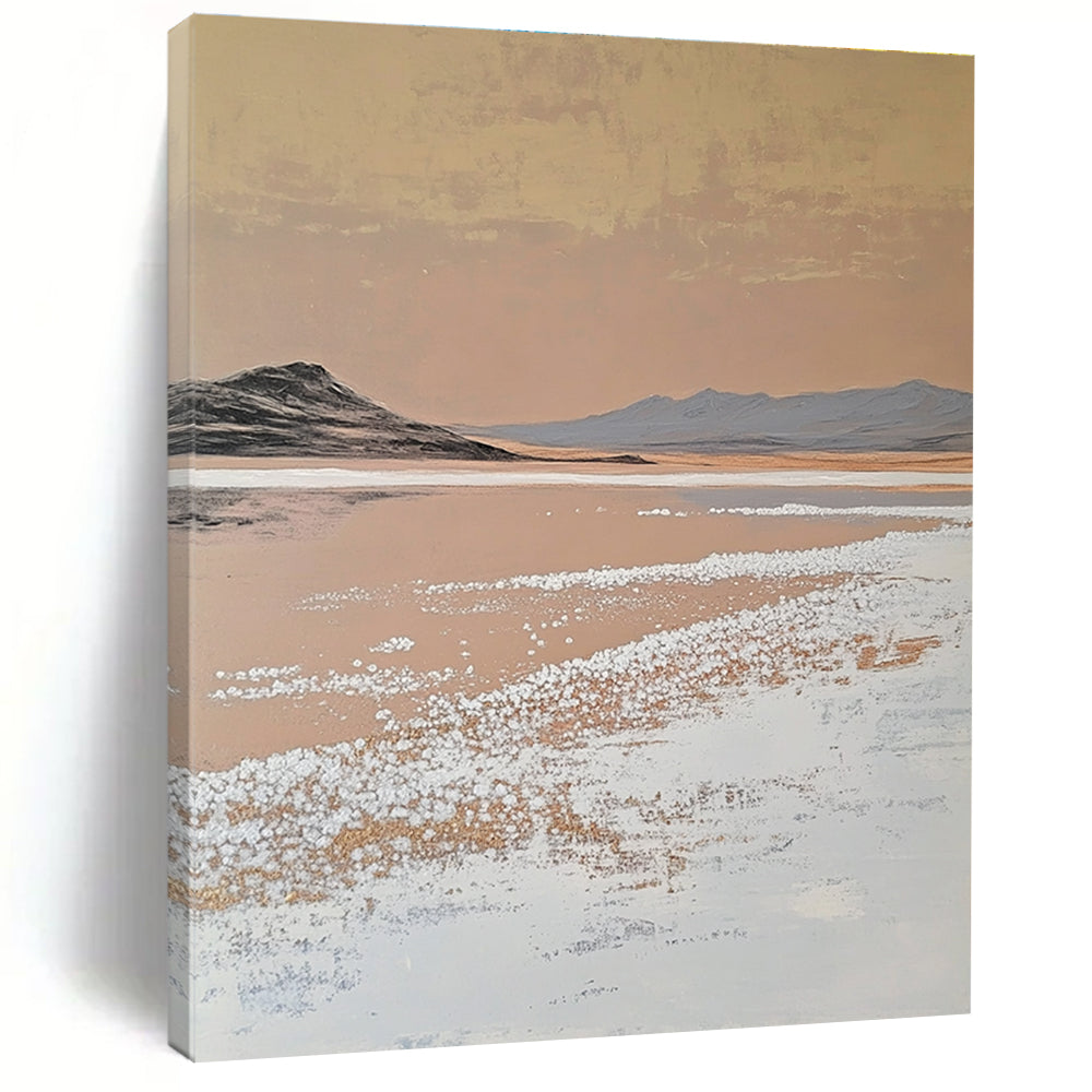 Desert Salt Lake Art for Bohemian - Style Gallery & Introspective Home Study STSC1435