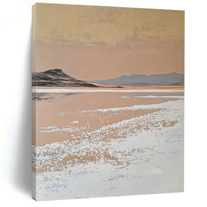 Desert Salt Lake Art for Bohemian - Style Gallery & Introspective Home Study STSC1435