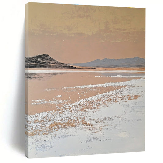 Desert Salt Lake Art for Bohemian - Style Gallery & Introspective Home Study STSC1435