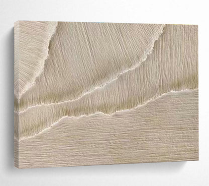 Beige Fabric - Texture Art for Cozy Reading Nooks DLZ2479