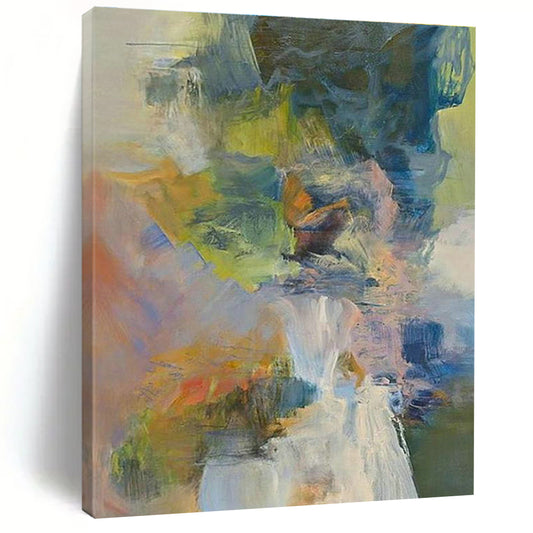 Colorful Abstract Portrait Art for Creative Agency Break Rooms DLZ0267