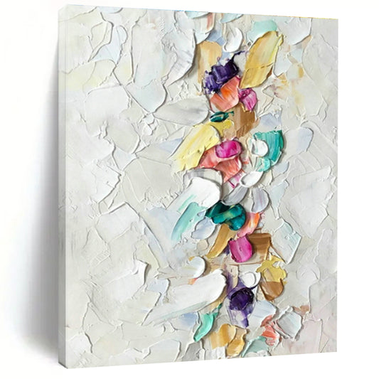 Vertical Colorful Thick - Paint Art for Scandinavian - Style Hallway & Fashion Boutique Dressing Area DLZ0981
