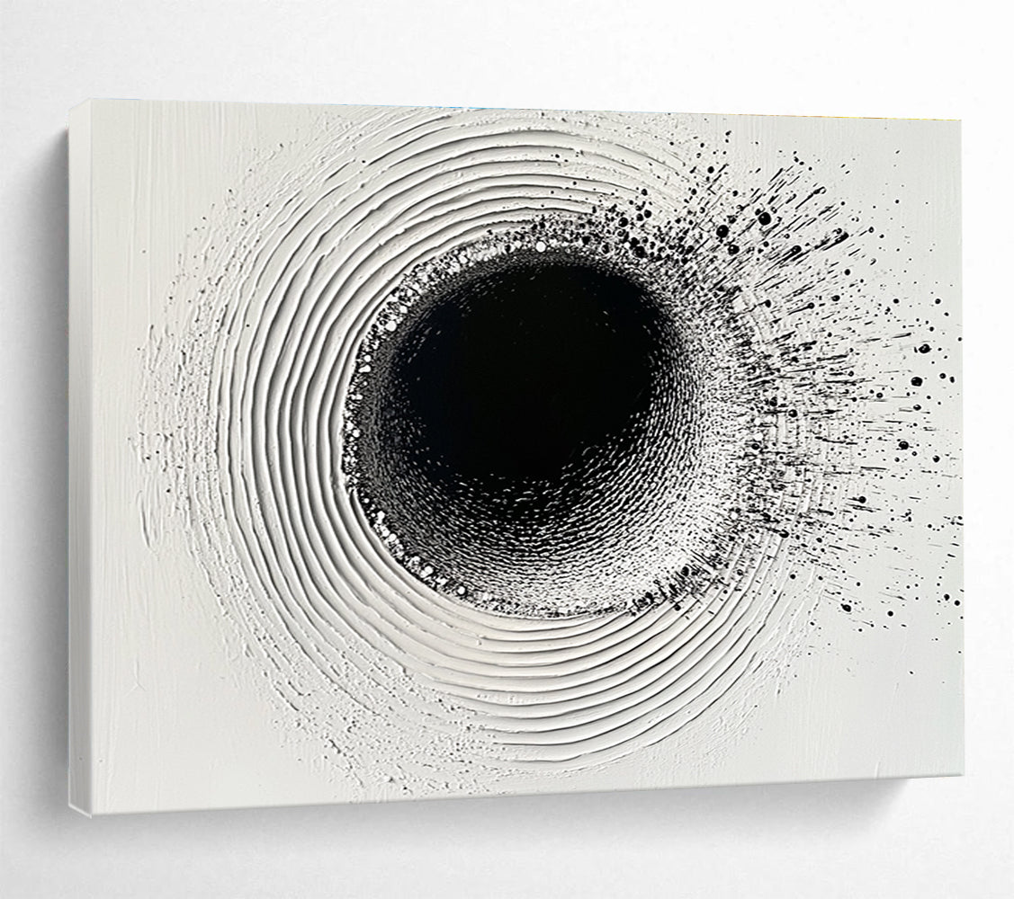 Black Hole Abstraction Art for Science - Themed Museum & Contemporary Office SC435