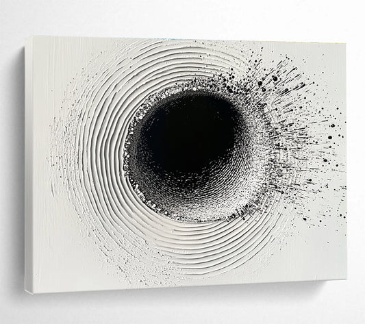 Black Hole Abstraction Art for Science - Themed Museum & Contemporary Office SC435