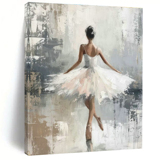 Elegant Ballet Dancer Art for Dance Studio & Feminine Bedroom DLZ1963
