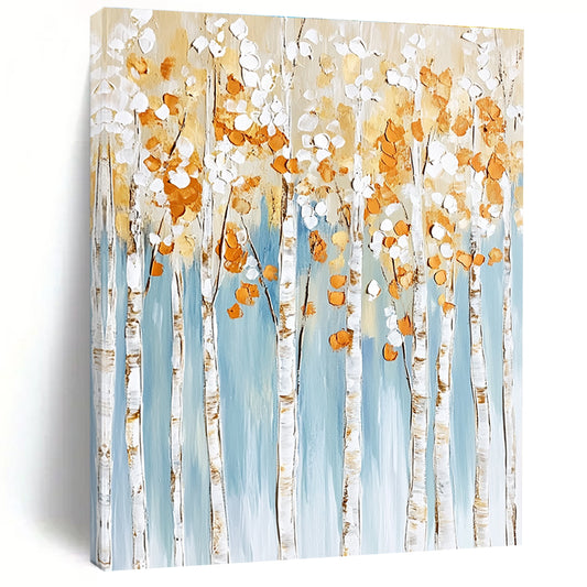 Textured Birch Grove for Rustic Home Decor & Art - Loving Library STSC302