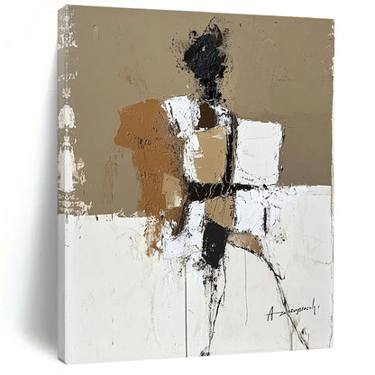 Abstract Figure with Boxes for Bohemian - Style Home & Art Gallery Café STSC388