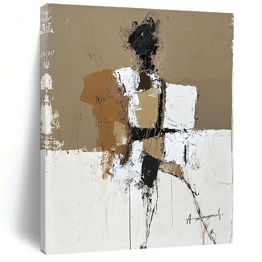 Abstract Figure with Boxes for Bohemian - Style Home & Art Gallery Café STSC388