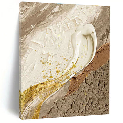 Gold - Accented Abstract Art for Luxury Penthouse & Glamorous Event Space DLZ2187