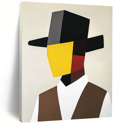 Cubist Portrait Art for Art Gallery & Creative Workplace STSC1082