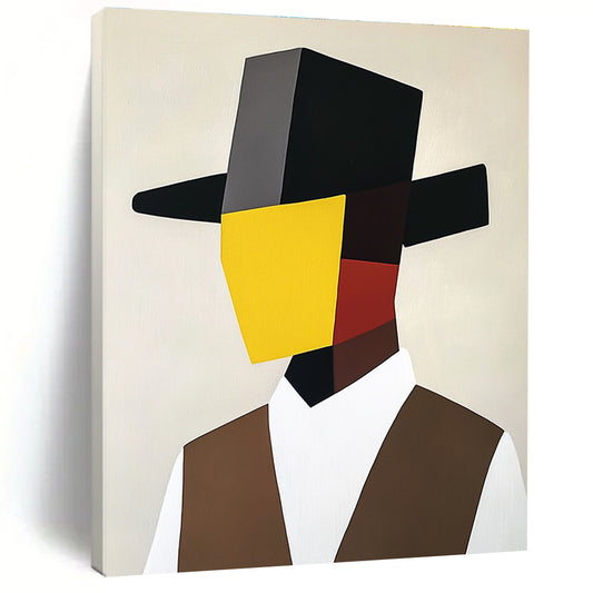 Cubist Portrait Art for Art Gallery & Creative Workplace STSC1082