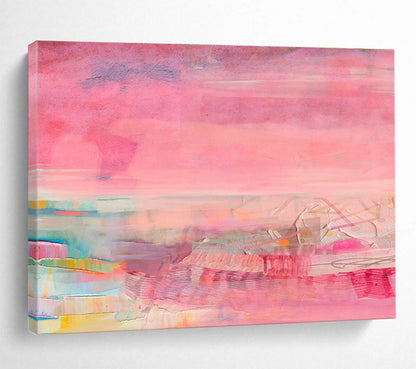 Pink - Purple Romantic Abstract Art for Dreamy Dressing Rooms DLZ2419