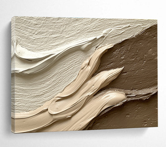 Smooth Textured Waves Art for Coastal Home Decor & Modern Art Exhibition SC449
