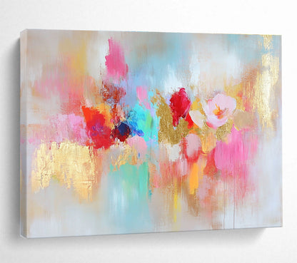 Floral - Inspired Abstract Art for Boutique Hotel Suite & Feminine - Style Café SC264