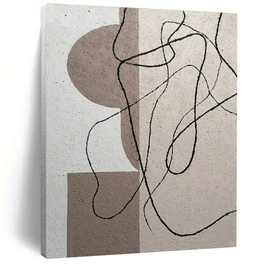 Minimalist Line & Geometry Art for Nordic Living Room & Design Studio DLZ1990