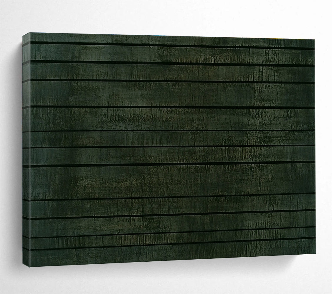 Dark Green Striped Texture Art for Rustic Restaurant & Industrial - Style Home SC458