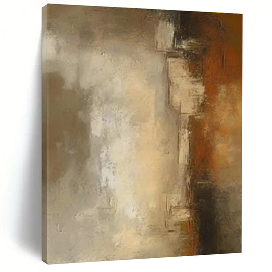 Warm - Toned Abstract Art for Cozy Living Room & Rustic Café DLZ1440
