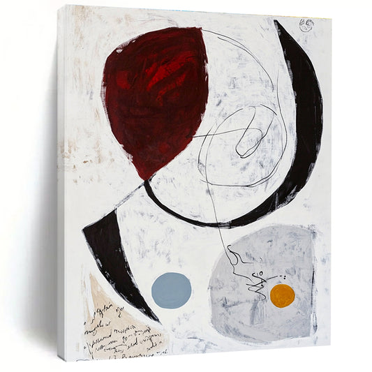 Circular Abstract with Text for Creative Writing Space & Conceptual Art Gallery STSC829