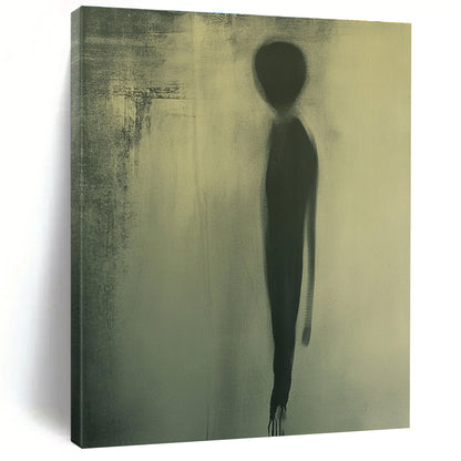 Shadowy Figure Silhouette for Avant - Garde Art Studio & Mysterious Library STSC992