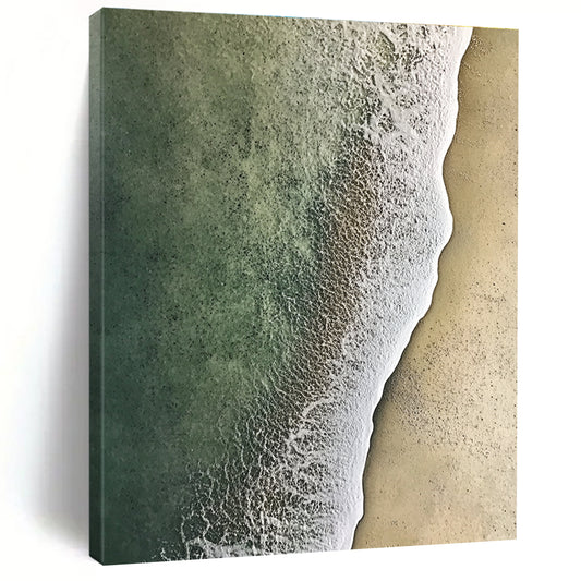 Aerial Beach Shoreline for Modern Beach House & Travel - Themed Café STSC1159