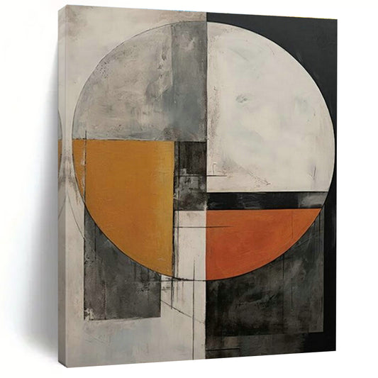 Circular Color - Block Abstract Art for Creative Agency & Art - Loving Lounge DLZ2123