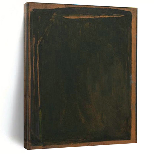 Dark Brown Framed Abstract Art for Traditional Study Rooms DLZ0243