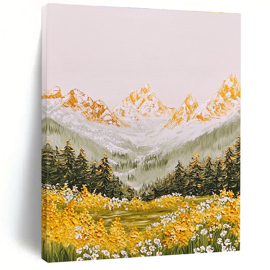Mountain Meadow Art for Rustic Country House & Nature - Lover’s Home Office STSC1441