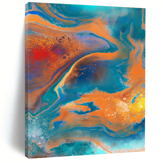 Fluid Color Abstract for Rooftop Art Gallery & Trendy Cocktail Bar DLZ0947