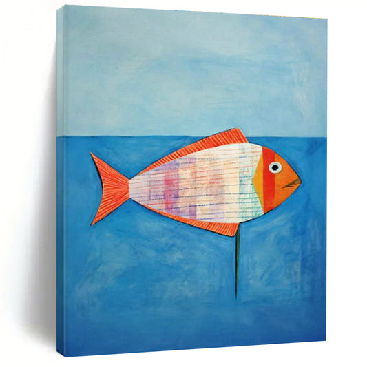 Colorful Fish Art for Nautical - Themed Kids' Bedroom Walls DLZ0113