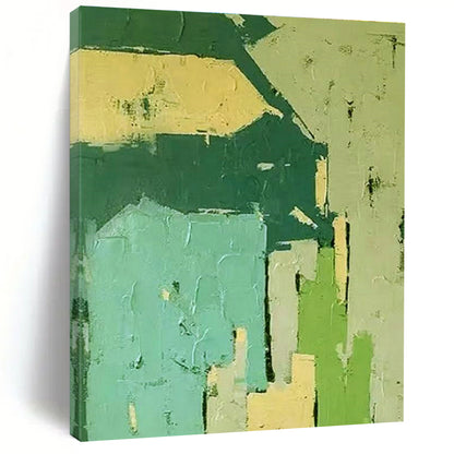 Color - Block Geometric Art for Modern Office Reception DLZ0282