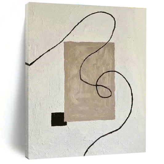 Minimalist Line Abstract Art for Scandinavian Bedroom & Minimalist Gallery DLZ1334